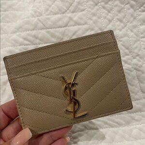 YSL Monogram Card Holder